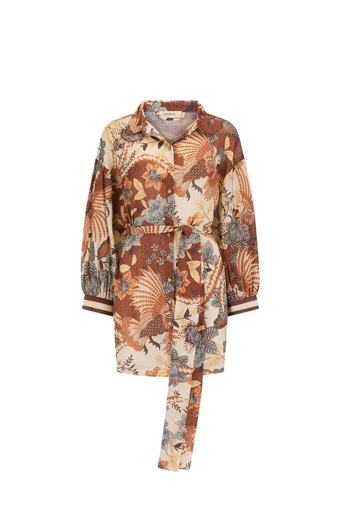 Volcano Goddess Shirt Dress