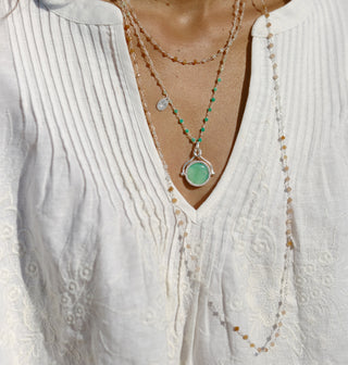 Moonscape Spinner Pendant Necklace