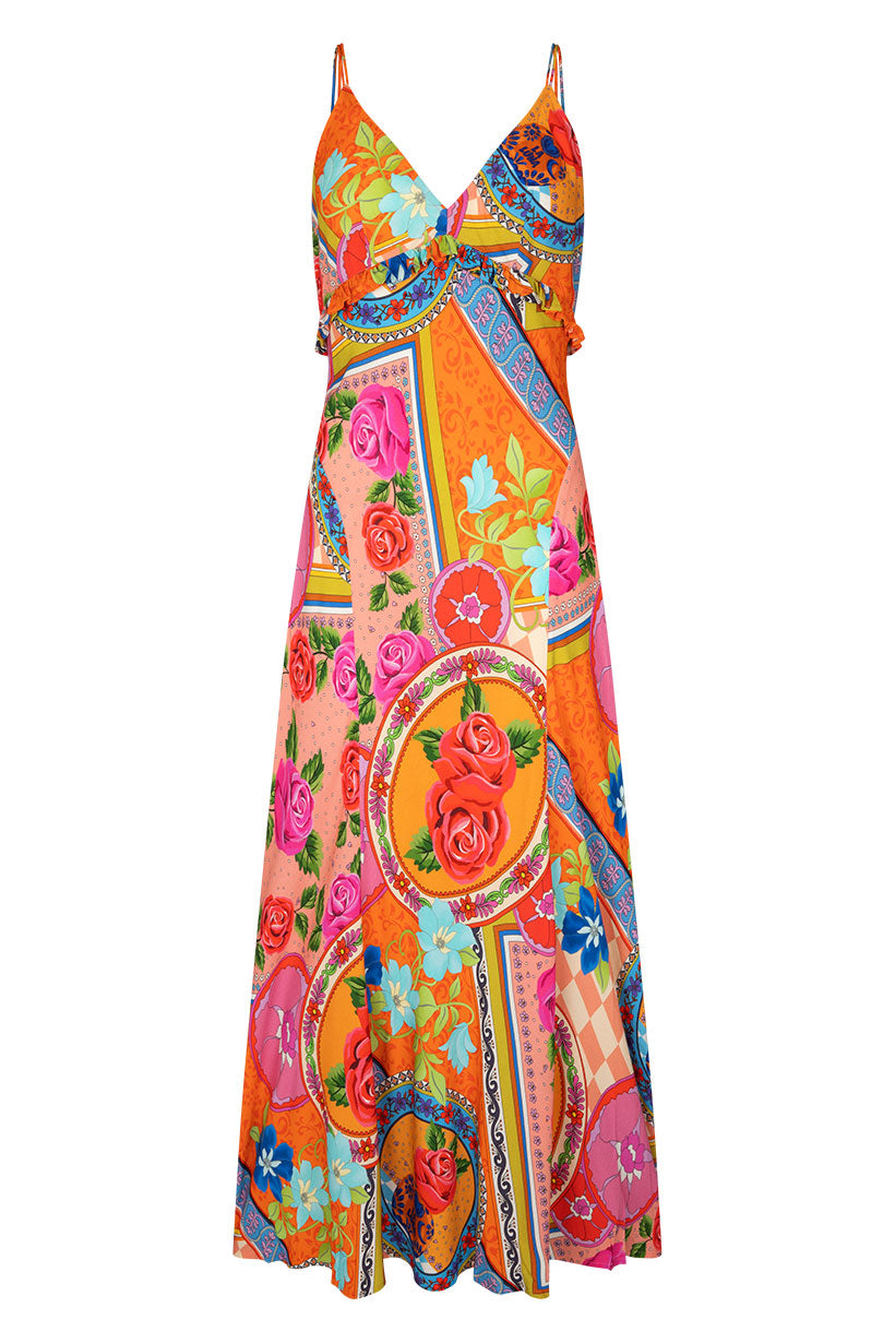 Aphrodite Bias Maxi Dress