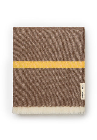 Supporter Throw in Brown & Gold