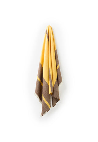 Supporter Throw in Brown & Gold