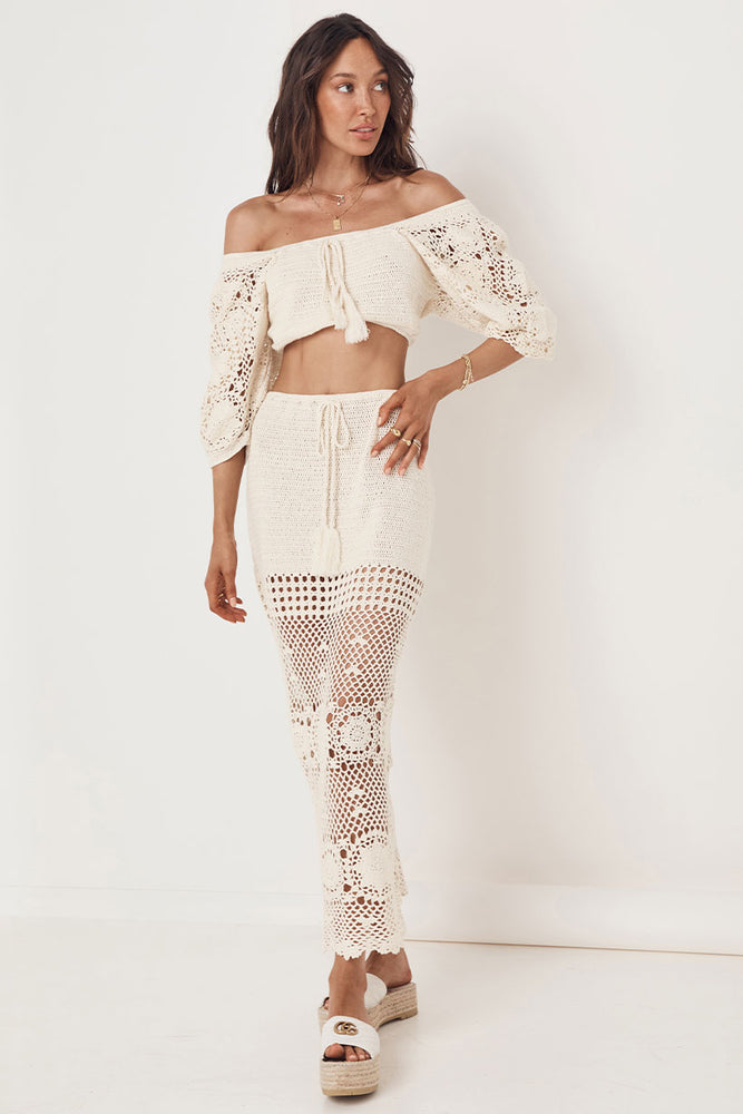 Let the Sunshine in Crochet Skirt